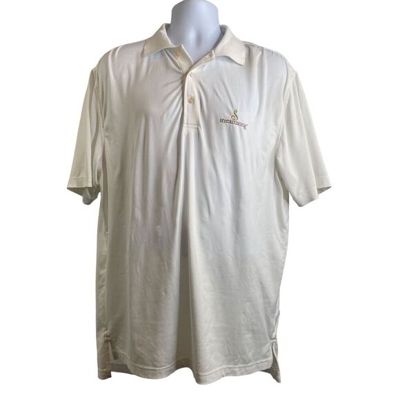 Peter Millar Men's Streamsong Summer Comfort Polo Shirt Sz M Golf Course Preppy - Picture 1 of 14